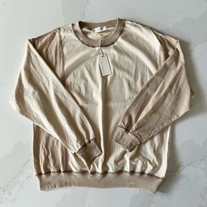 By Together Two Tone Lightweight Sweatshirt NWT